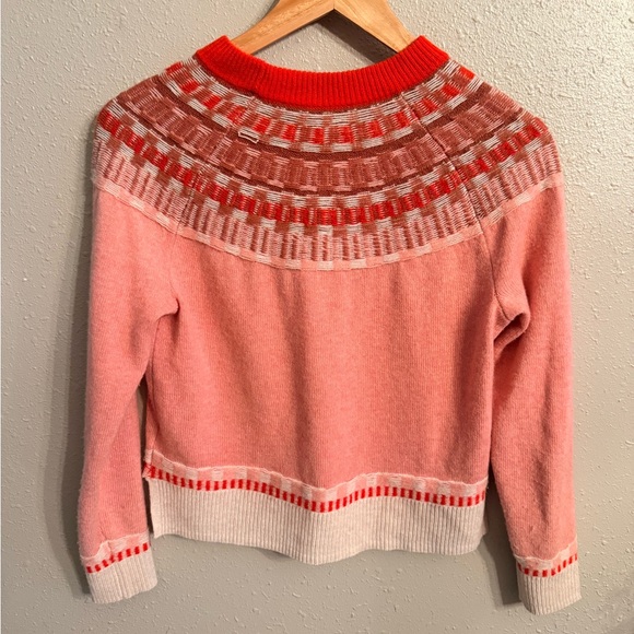 Madewell Mayer Fair Isle Wool Blend Sweater XS - Picture 4 of 8